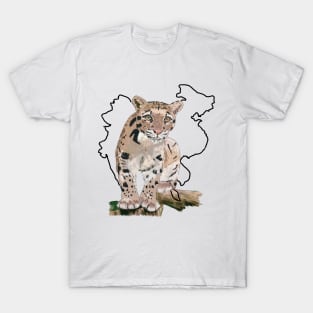 beautiful Snow leopard T-Shirt